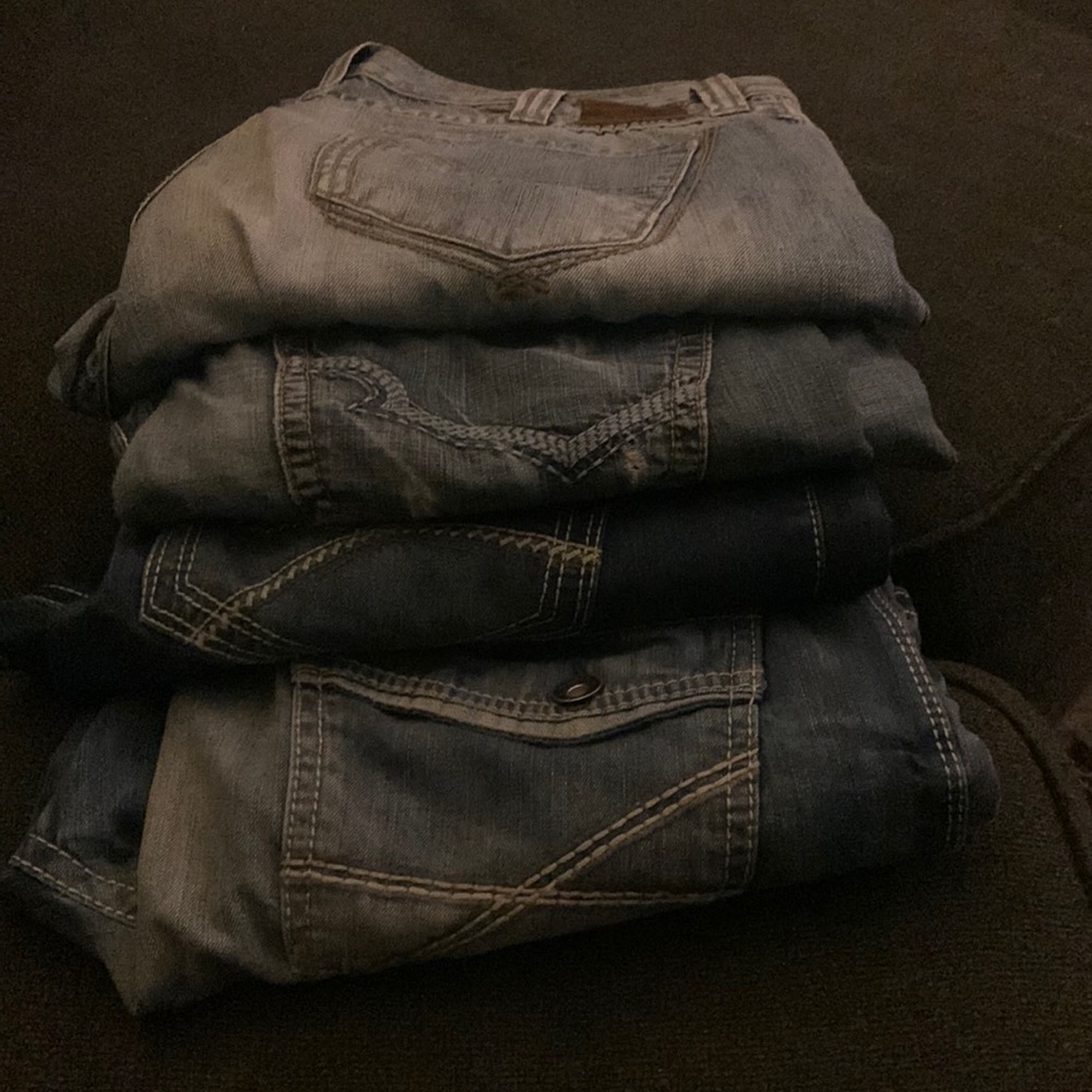 Axel jeans and R Big star $35 all 4